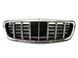 Решітка радіатора на Mercedes S-class W222 2013-2017 GT Chrome Black під night vision 427767 фото 1