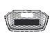 Решітка радіатора на Audi A3 2016-2020 стиль RS3 Chrome Black 427268 фото 1