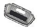 Решітка радіатора на Audi A3 2016-2020 стиль RS3 Chrome Black 427268 фото 2