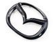 Автологотип емблеми Mazda CX-5 2012-2017 в решітку радіатора чорний глянець KDY5-51-741 430785 фото 2