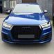 Решетка радиатора на Audi Q7 2015-2020 в стиле RSQ7 Black 241063 фото 1