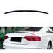 Спойлер на Audi A5 2007-2016 Coupe стиль S-Line черный глянец 522460 фото 1