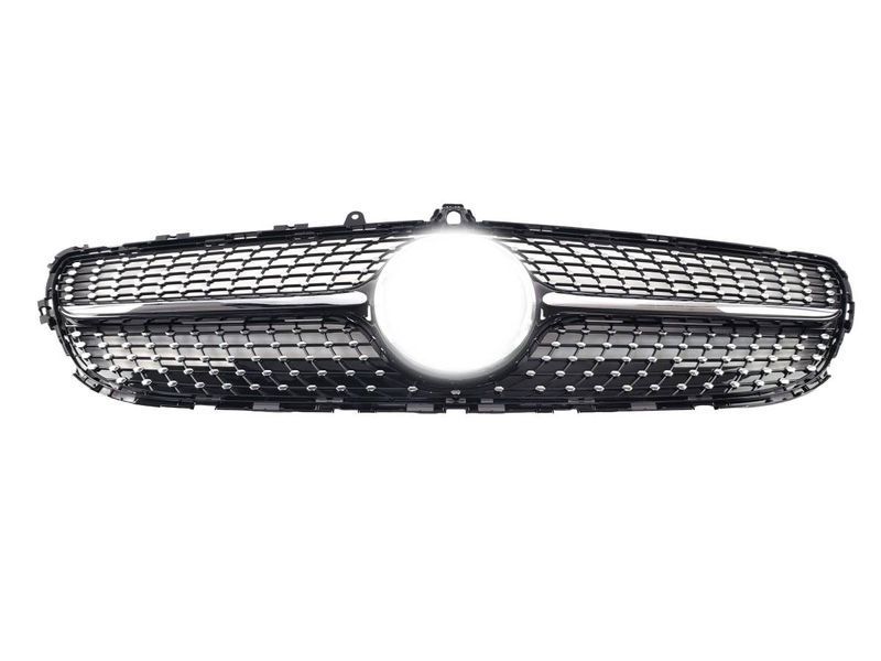 Решетка радиатора на Mercedes CLS-class C218 2014-2018 Black Diamond 427566 фото