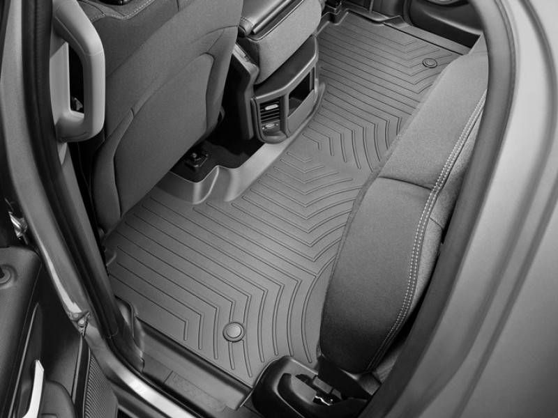 3D коврики для Dodge Ram 2019- Quad Cab, без коробу черные задние WeatherTech 4414284 141744 фото