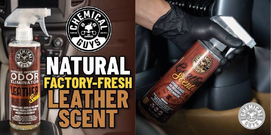 Нейтрализатор запахов Chemical Guys Extreme Offensive Odor Eliminator and Leather Scent 473мл 417409 фото