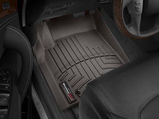 3D килимки для Infiniti QX56, QX80 2010-, Nissan Armada 2017- какао передні WeatherTech 473361 98207 фото