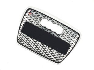Решітка радіатора на Audi A6 C6 2004-2011 стиль RS6 Black Silver без PDC 427305 фото