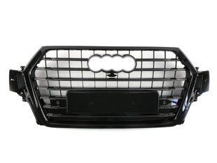 Решітка радіатора на Audi Q7 2015-2020 стиль SQ7 Black 427424 фото
