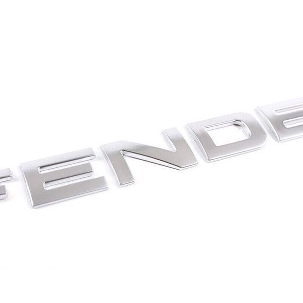 Автологотип шильдик эмблема надпись Land Rover Defender серый мат 418948 фото