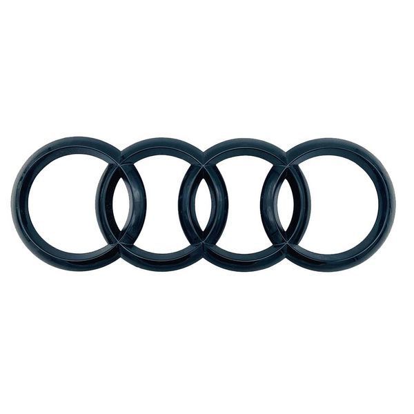 Автологотип емблема чорні кільця Audi A5 2016- Coupe Black Edition на кришку багажника 8W0071802 409819 фото