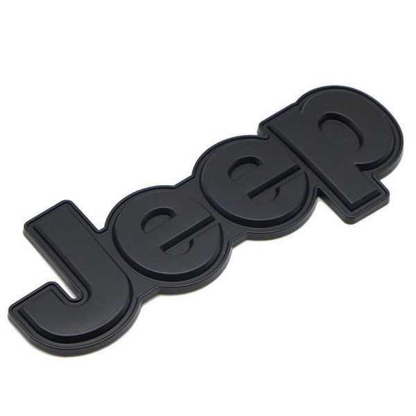 Автологотип эмблема надпись Jeep Renegade черный мат на крышку багажника 68317240AA 136610 фото