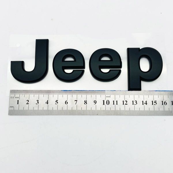 Автологотип емблема напис Jeep Night Eagle 156x46 чорний мат 213667 фото Автологотип емблема напис Jeep Night Eagle 156x46 чорний мат 213667 фото