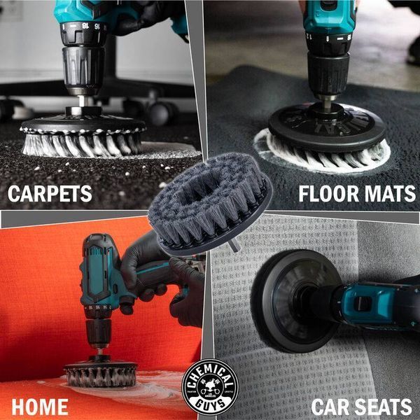 Щетка для чистки ковровых покрытий Chemical Guys Spinner Carpet Drill Brush, Light Duty 408426 фото