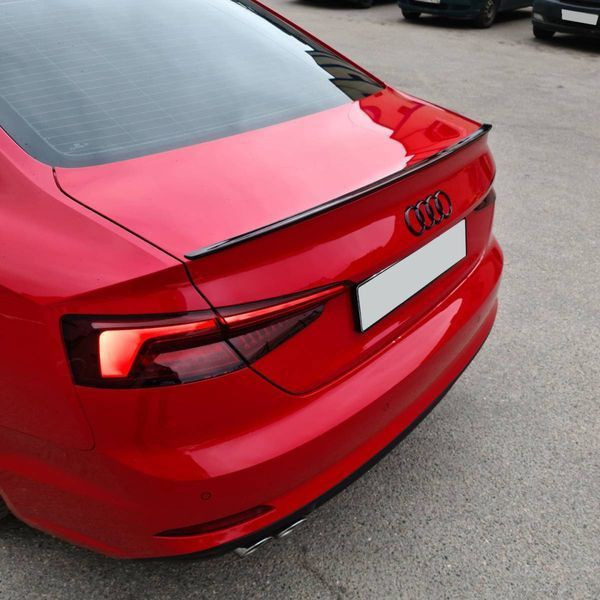 Автологотип емблема чорні кільця Audi A5 2016- Coupe Black Edition на кришку багажника 8W0071802 409819 фото