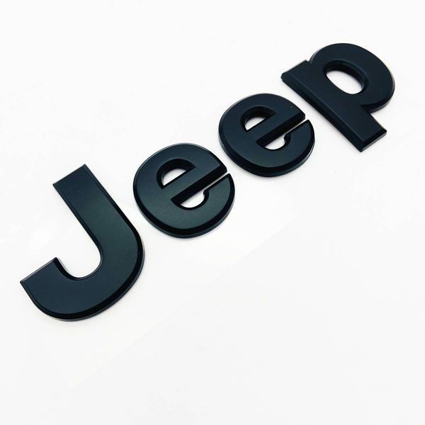 Автологотип емблема напис Jeep Night Eagle 156x46 чорний мат 213667 фото Автологотип емблема напис Jeep Night Eagle 156x46 чорний мат 213667 фото
