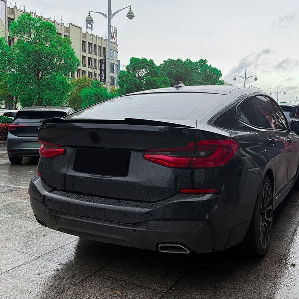 Спойлер на машину BMW 6 G32 2017- GT стиль M4 черный глянец 523089 фото