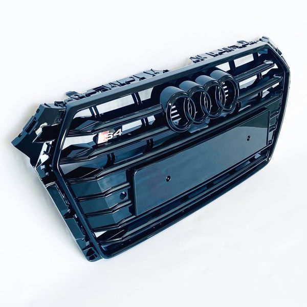 Решітка радіатора на Audi A4 B9 2015-2019 стиль S4 Black 427373 фото
