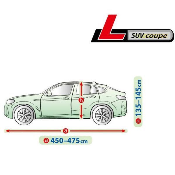 Чохол тент на автомобіль Audi Q5 Sportback 2021- Kegel Mobile Garage L SUV Coupe 450-475см 416156 фото