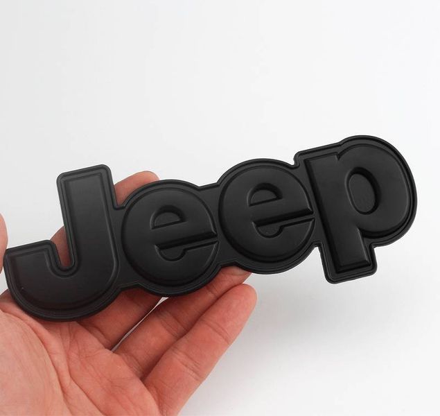 Автологотип эмблема надпись Jeep Renegade черный мат на крышку багажника 68317240AA 136610 фото