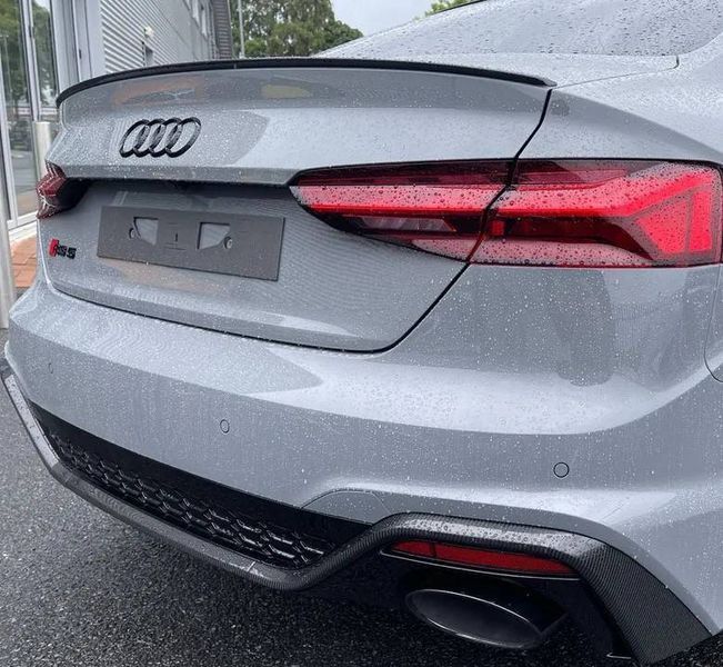 Автологотип емблема чорні кільця Audi A5 2016- Coupe Black Edition на кришку багажника 8W0071802 409819 фото