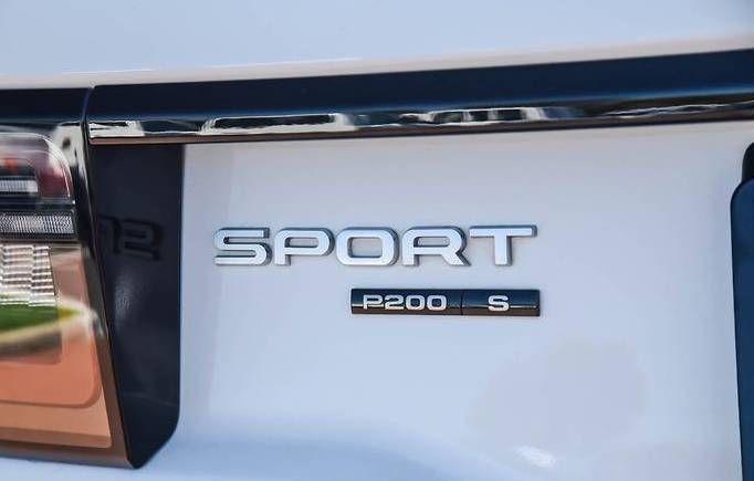 Автологотип шильдик эмблема надпись Range Rover Sport LR169531 для L494 - L461 2014+ черный матовый 423231 фото