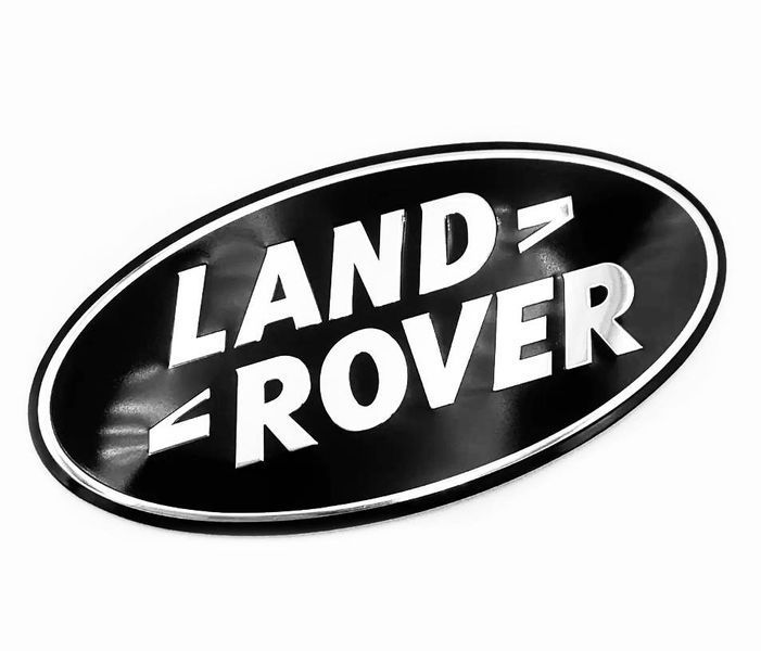 Автологотип емблема Land Rover чорна в решітку радіатора LR044544 37231 фото