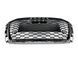 Решетка радиатора на Audi A3 2016-2020 в стиле RS3 Black 427270 фото 2