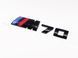 Автологотип емблема напис BMW M70 Black Shadow Edition чорний глянець 51145A63D07 522765 фото 3
