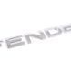 Автологотип шильдик эмблема надпись Land Rover Defender серый мат 418948 фото 4