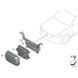 Защита радара для BMW 3 G20, 5 G30, 6 G32, 7 G11, G12, 8 G14, G15, X3 G01, X4 G02, X5 G05, X6 G06, X7 G07 422845 фото 3