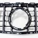 Решетка радиатора на Mercedes C-class W205 2018-2021 стиль GT Chrome Black под камеру 522629 фото 7