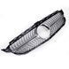 Решітка радіатора на Mercedes C-class W205 2014-2018 Diamond сіра 368688 фото 3