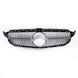 Решітка радіатора на Mercedes C-class W205 2014-2018 Diamond сіра 368688 фото 1