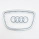 Значок рамка емблема на кермо Audi 2012- 12 кліпс сіра 424925 фото 1