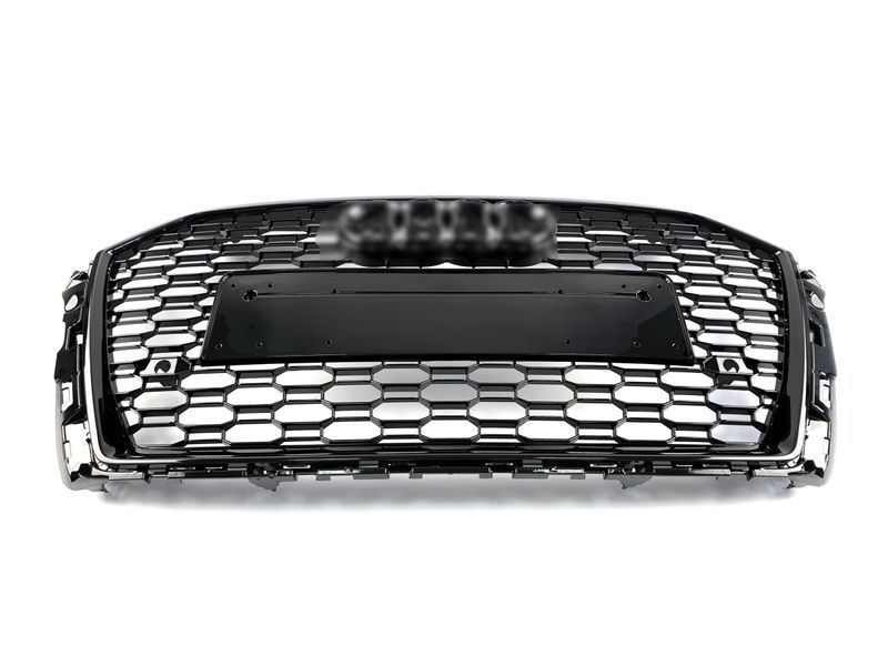 Решетка радиатора на Audi A3 2016-2020 в стиле RS3 Black 427270 фото