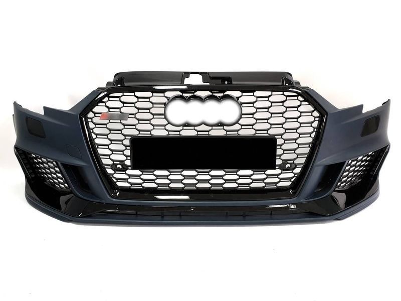 Передній бампер на Audi A3 2016-2020 стиль RS3 V2 429818 фото Передній бампер на Audi A3 2016-2020 стиль RS3 V2 429818 фото