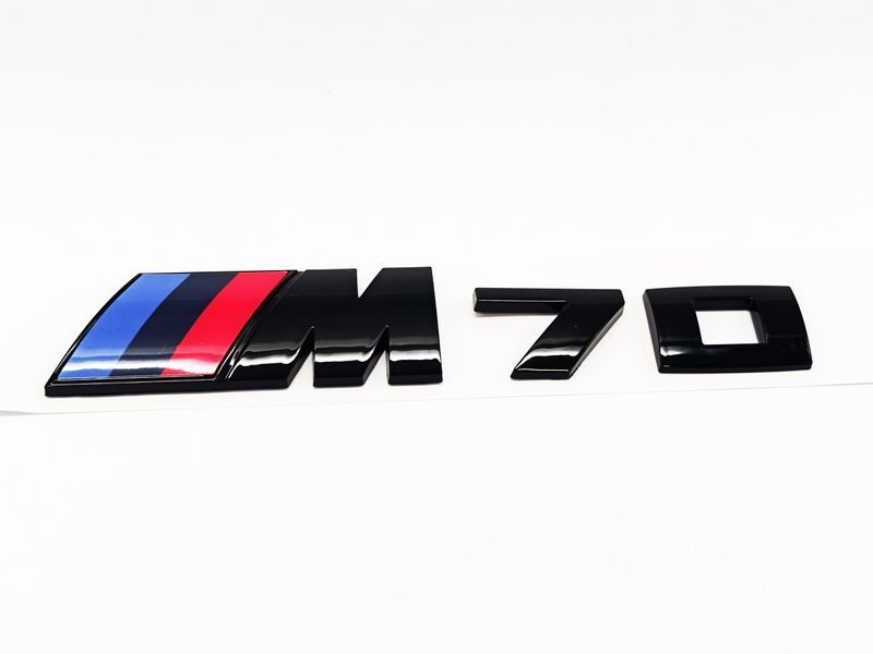 Автологотип емблема напис BMW M70 Black Shadow Edition чорний глянець 51145A63D07 522765 фото