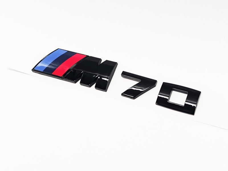 Автологотип емблема напис BMW M70 Black Shadow Edition чорний глянець 51145A63D07 522765 фото