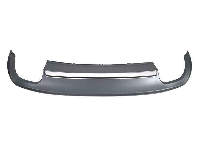Диффузор (заднего бампера) Silver (в стиле S5 00-00) 2D на Audi A5 2011-2016 427815 фото