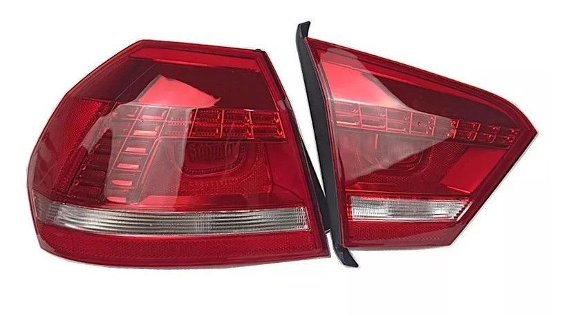 Задние фонари на Volkswagen Passat B7 USA 2011-2015 LED красные 430494 фото