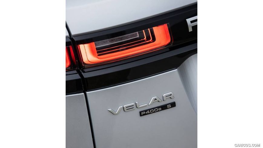 Автологотип емблема напис Range Rover Velar Silver на кришку багажника 418142 фото