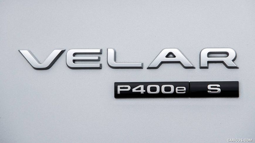 Автологотип емблема напис Range Rover Velar Silver на кришку багажника 418142 фото