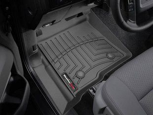 3D килимки для Ford F-150 2009-2014 чорні передні WeatherTech 446111 46278 фото