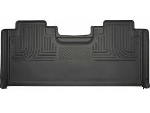 3D килимки для Ford F-150 2015- чорний коврики другого ряду SuperCab HuskyLiner Weatherbeater 317103 фото