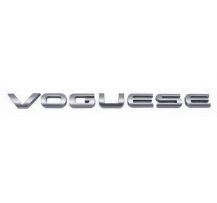 Автологотип емблема напис Range Rover Vogue SE графіт на кришку багажника 418267 фото