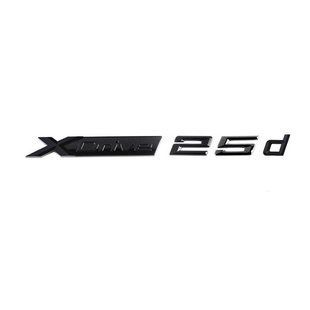 Автологотип емблема напис BMW Xdrive 25d Black Shadow Edition 401254 фото