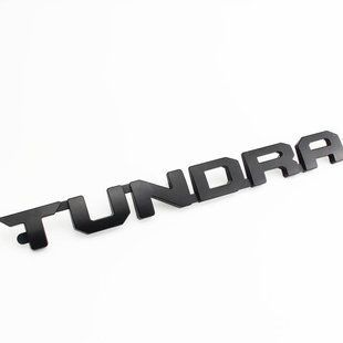 Автологотип емблема напис Toyota Tundra Black на крила 426048 фото