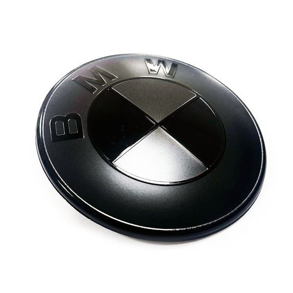 Автологотип шильдик эмблема BMW X2 F39 2017-2022 черная передняя 423978 фото