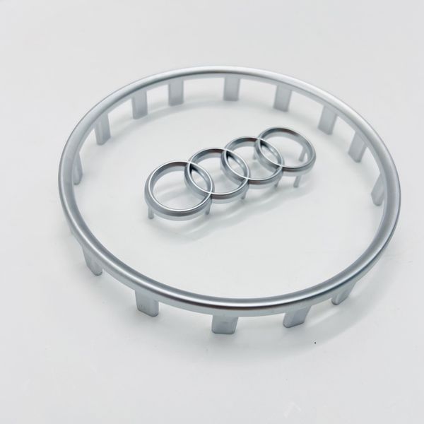 Значок рамка эмблема на руле Audi S-Line серая 424926 фото