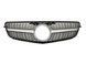 Решетка радиатора на Mercedes C-class W204 2007-2014 Diamond Silver 430001 фото 1
